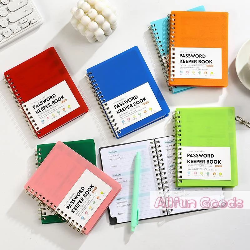 A6 Password Keeper Book Internet Login Notebook With Alphabetical Tabs Password Management Software License Account Organizer