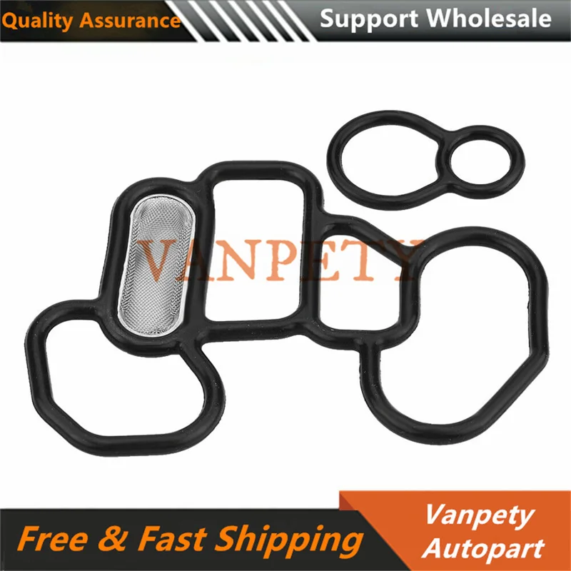 2pcs Kit Solenoid Spool Valve Gasket Filter for Honda Accord V6  Pilot Ridgeline 15825-P8A-A01 36172-P8A-A01