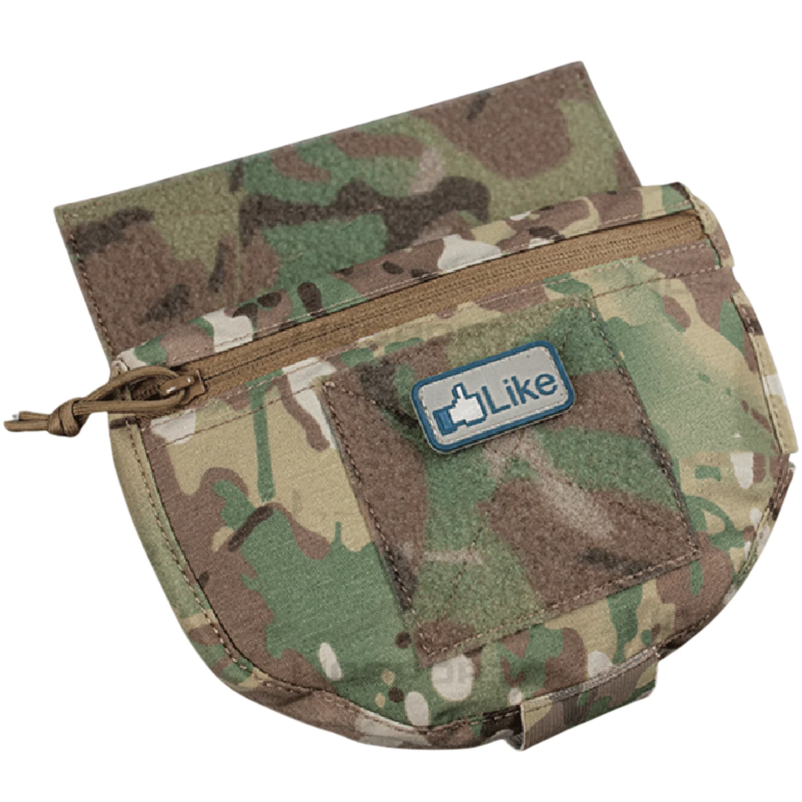 Tactical Drop Dangler Pouch Sub Abdominal Carrying Kit Bag Hook-Loop Add-on Dump Pouch for MOLLE Vest Plate Carrier Accessories