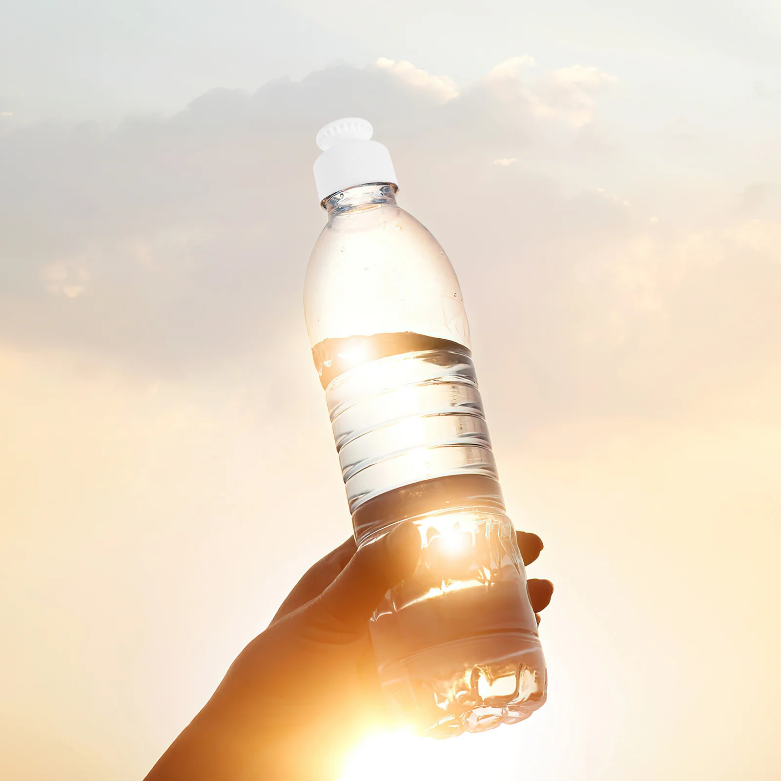 

40Pcs Reusable Bottle Lids Durable Sturdy Safe Healthy for Sports Plastic Water Bottles Push Pull Replacement Caps