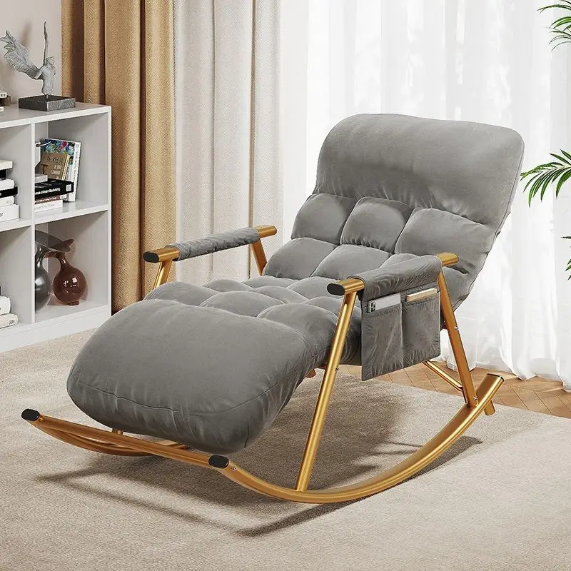 

Resting and sleeping rocking recliner bedroom single balcony living room luxury rocking chair nap chair explosion lazy sofa