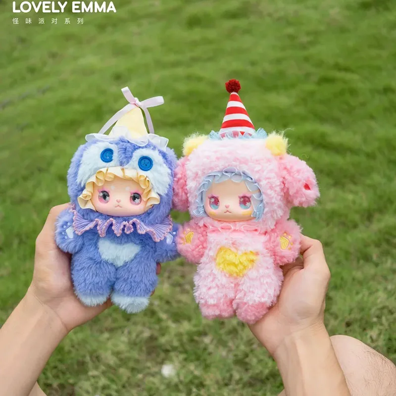 

Lovely Emma Weird Party Series Plush Blind Box Trendy Handmade Vinyl Face Doll Car Ornament Pendant Collectible Gift