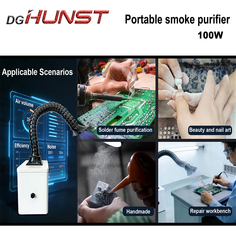 DGHUNST Portable Smoke Purifie - огляд і ціна Industrial Handheld Laser