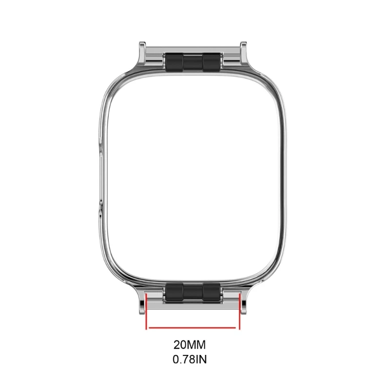 Smartwatch معدن شل حامي الحال ، استبدال الإطار ، الوفير ل Redmi ساعة 3 نشط ، Redmi Watch3 لايت ، ساعة الإكسسوارات