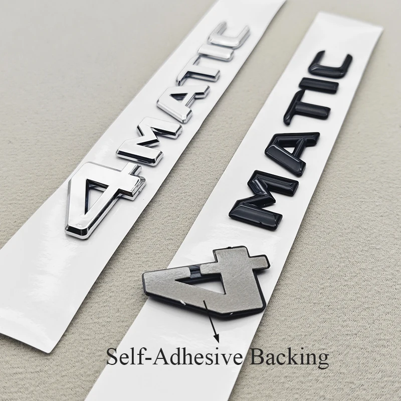 ثلاثية الأبعاد ABS كروم سيارة رسائل 4MATIC 4 MATIC الخلفي الجذع شارة شعار لمرسيدس بنز C E G S GLC GLS الفئة AMG ملصق اكسسوارات