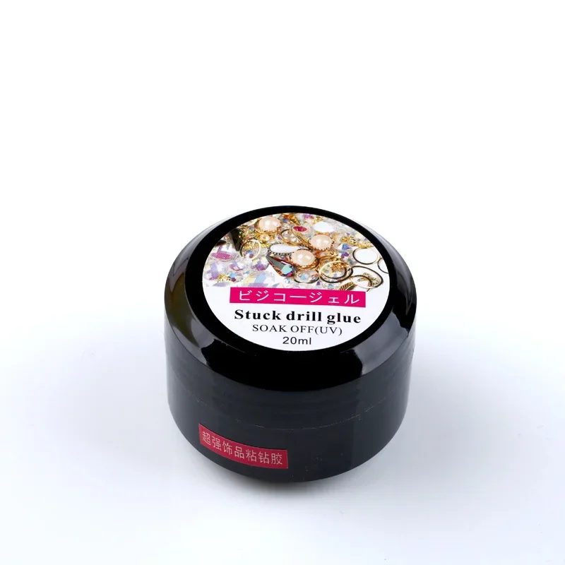 20 مللي مسمار الفن حجر الراين الغراء شفافة Sticky بها بنفسك لزجة دائم UV جل مجوهرات تمسك الحفر الغراء الديكور أدوات مسمار الفن الإكسسوار #5