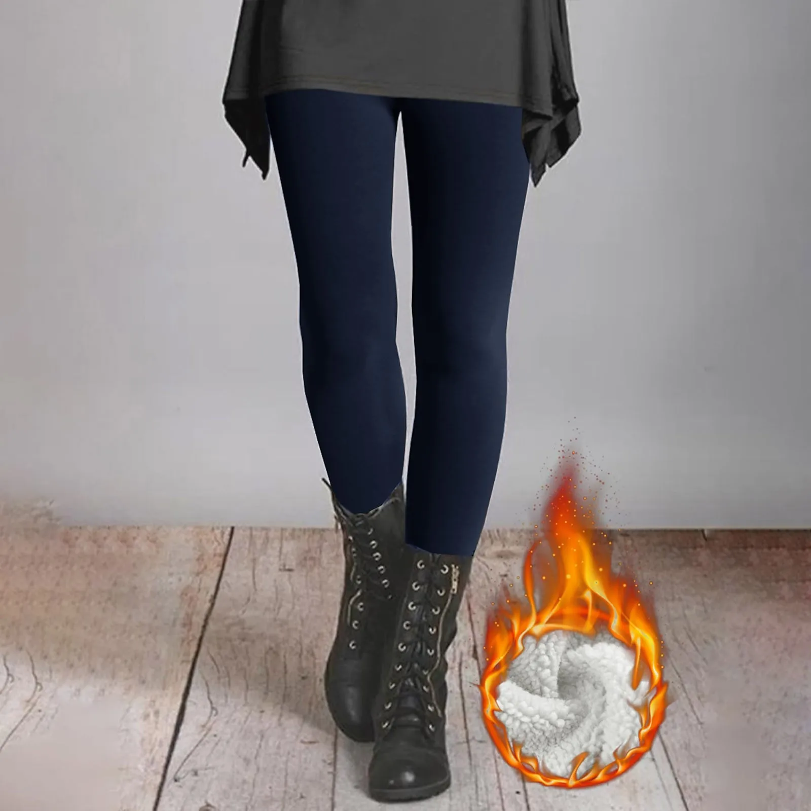 Weihnachten Hosen Für Frau Nette Weihnachtsmann Drucken Leggings Herbst Winter Dünne Warme Strumpfhosen Outdoor Indoor Mode Weiche Hose