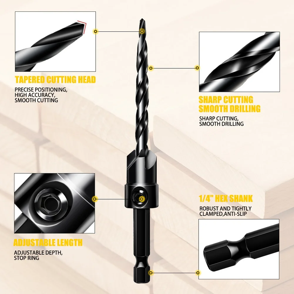 juego-de-brocas-avellanadoras-de-acero-de-15-piezas-con-vastago-hexagonal-y-puntas-magneticas-para-taladrar-madera-y-metal-y-para-una-instalacion-rapida