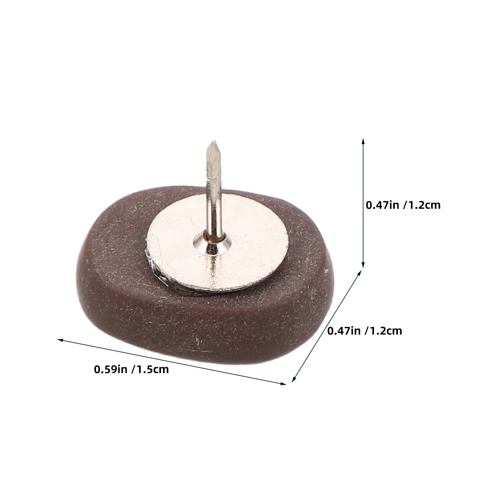 40Pcs Faux Coffee Decor Push Pins Resin Novelty Thumb Tacks for Bulletin Board Picture Nails Wall Display Desk Organizer Cute