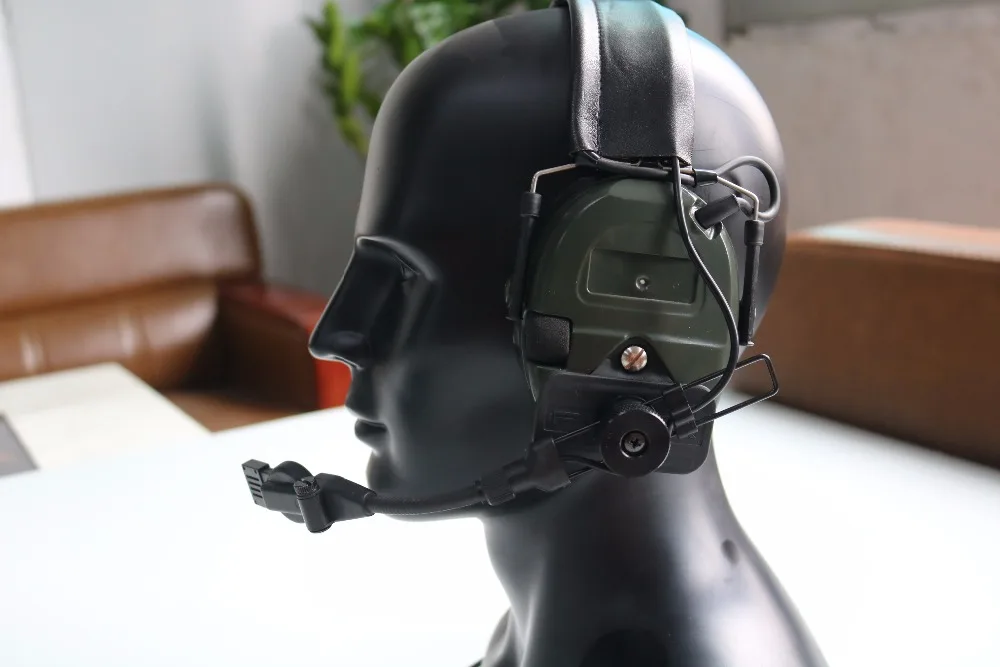 Tactical Headset Accessories Microphone Electronic Hearing Protection for TCI HEADSET LIBERATOR II ANTI-NOISE PICKUP ADAPTER M87