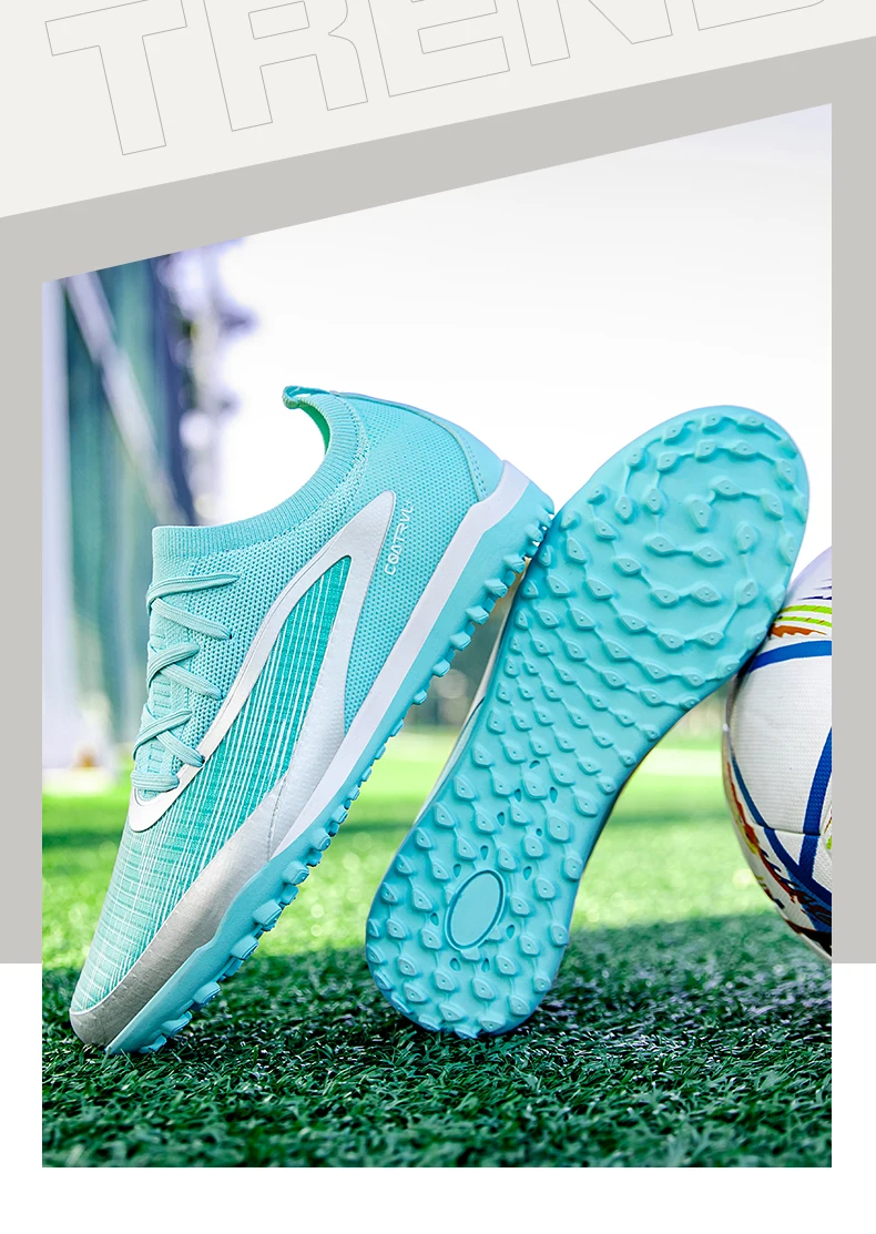 Neue Männer Fußball Schuhe Sport Stollen Erwachsene Atmungsaktive Rutschfeste Fußball Stiefel Outdoor Lange Spikes Training Jungen Spiel Bequem – Detail 18