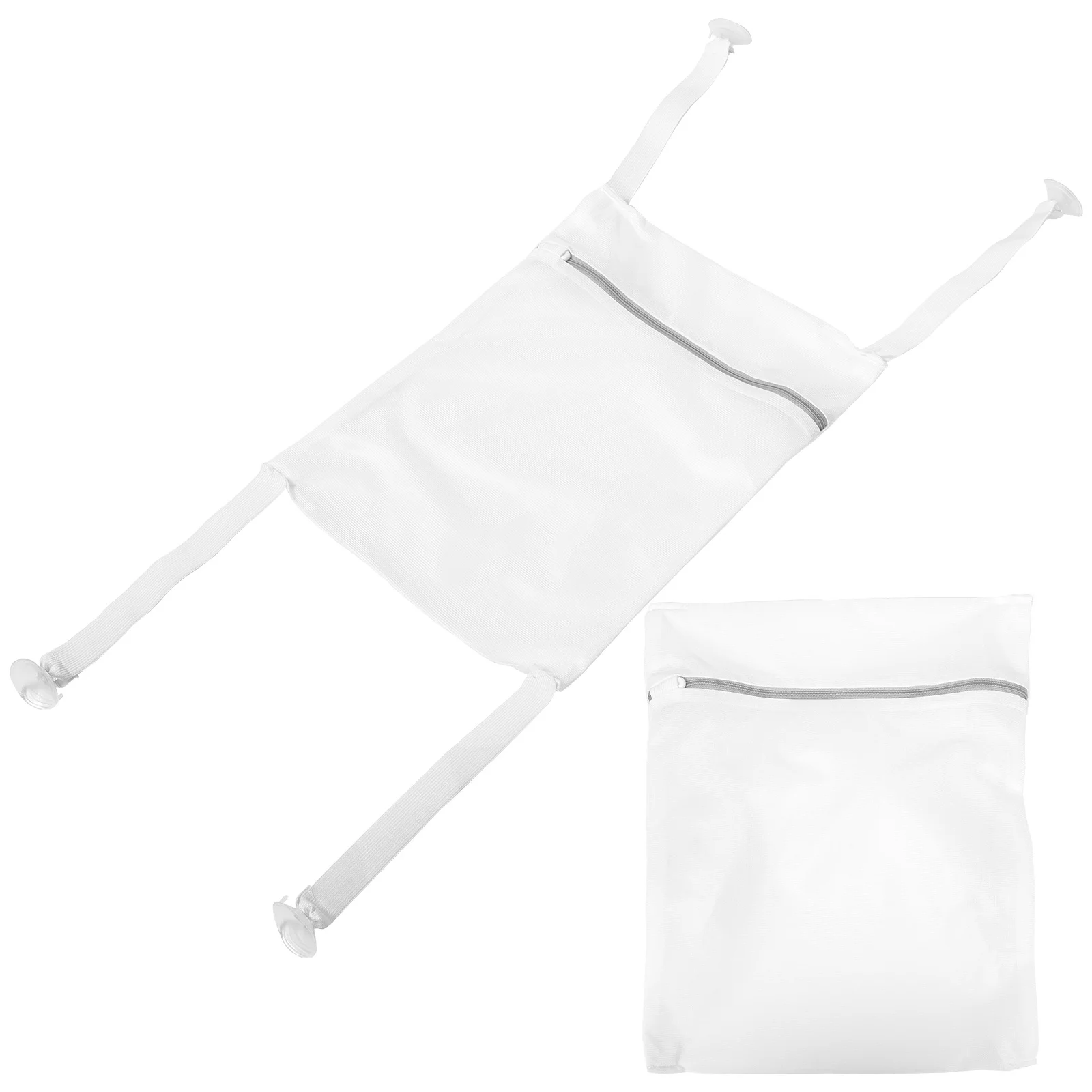 

2Pcs Reusable Mesh Laundry Bags Zipper Bags for Washing Machine Clothes Protection and Travel Storage Organizer
