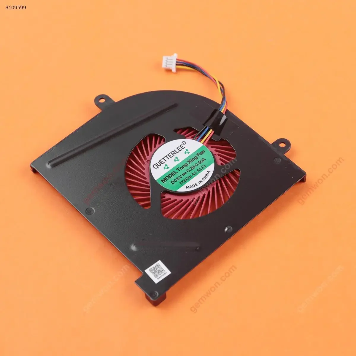 New Laptop CPU Cooling Fan For MSI GS63VR GS73VR MS-17B1 17B2 16K2 16K3 GS73 GS62 Red Blades Cooler Radiator