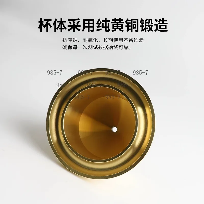 LND-1 Tu-4 Viscosity Cup, Portable Copper Paint Viscosity Meter, No.4 Flow Cup
