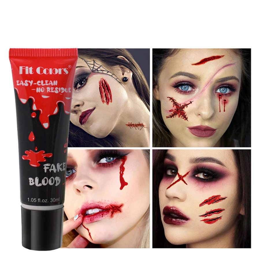 Halloween ganze gefälschte Plasma Gesicht Lippen Körper Make-up Vampir Halloween Party