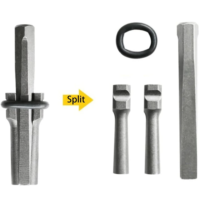 Heavy duty stone splitting tool, concrete rock, marble, granite splitting machine, 5PCS stone splitting machine, chisel