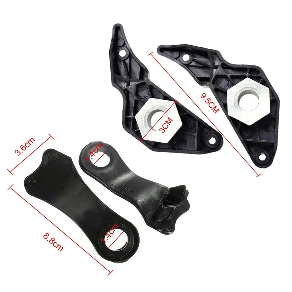 4 Pcs Car Headlight Bracket Mount Holder Clips Set Right + Left For BMW E60 E61 525i 530i 540i 545i 550i 63126941478 63126942478 view 5