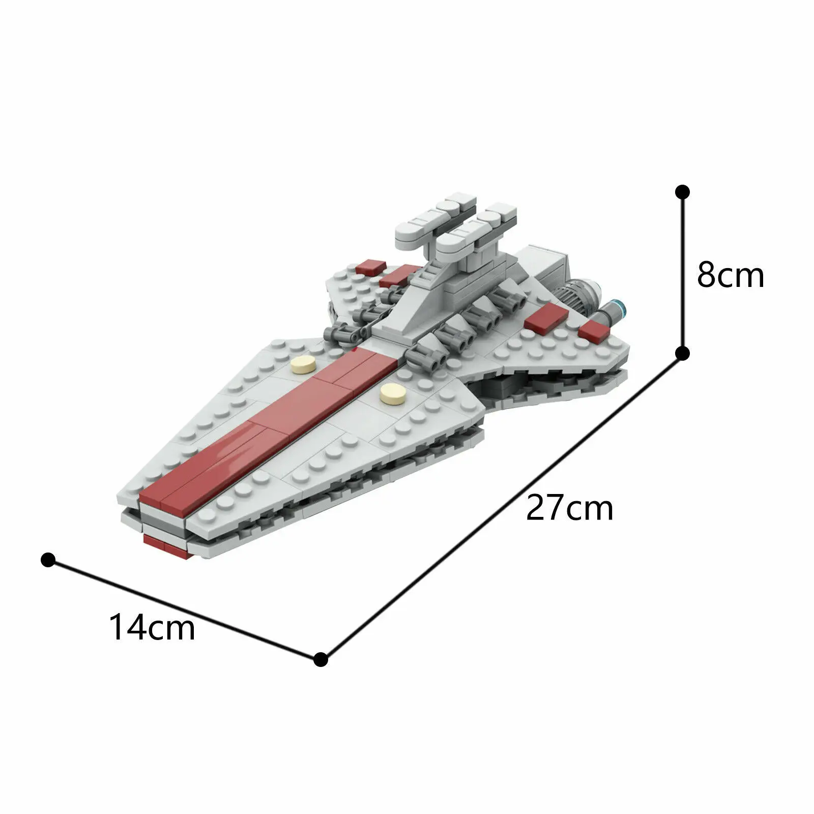 

ZITIANYOUBUILD Custom MOC: MOC-53074 Republic Venator Bundle Star Destroyer