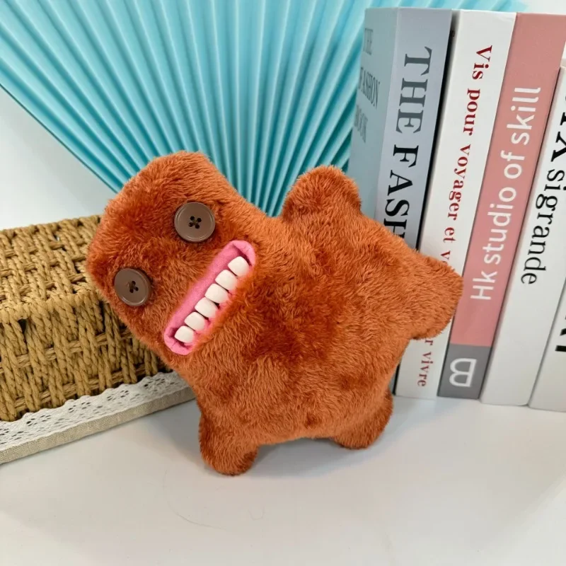 Fuggler nouveau Fuggs sur le bloc série poupée en peluche douce dents monstre laid Kawaii dessin animé jouet Style de rue enfants cadeau de noël