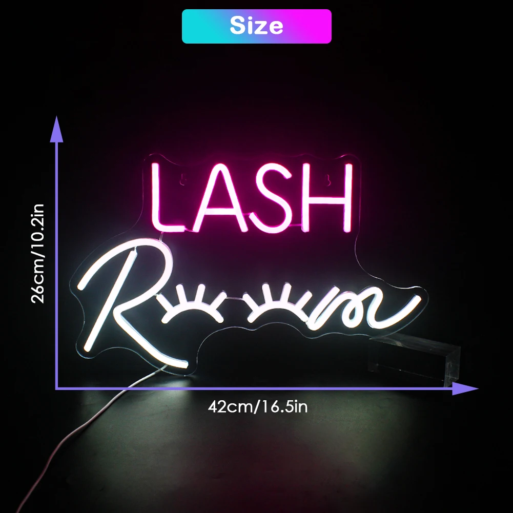 Art Nail Neon Sign For Wall Decor Nails LED Lights Creative Room Decoartion For Lash Make Up Beauty Salon Shop Club USB Lamp