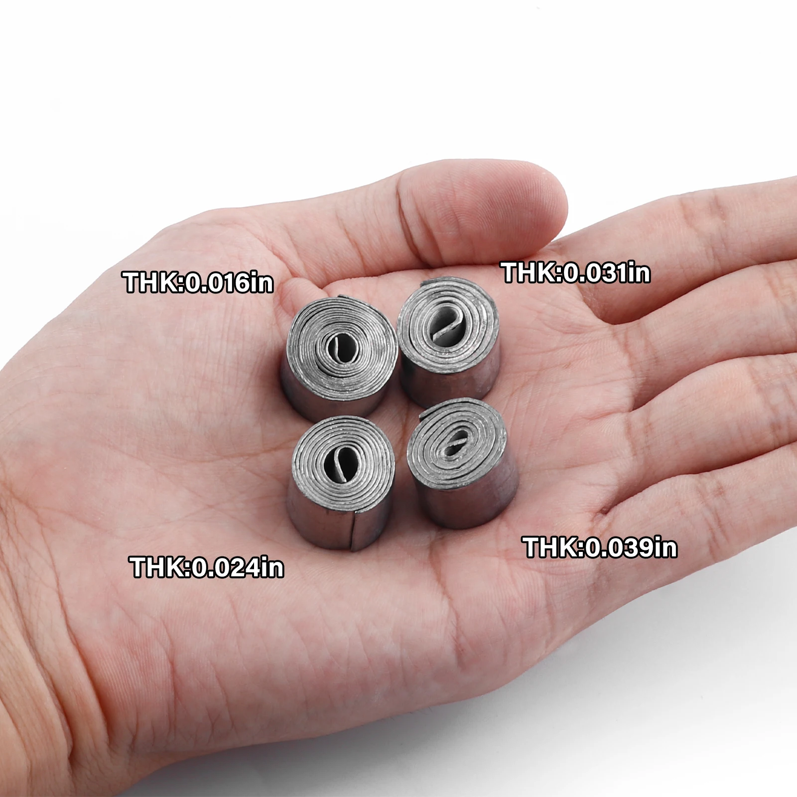10 Stück weiche Angelbleistreifen 30 g Bleirollengewicht Sinker Clip Bastelgewicht Kiefernholz Derby 0,4 mm 0,6 mm 0,8 mm 1 mm – Detail 8