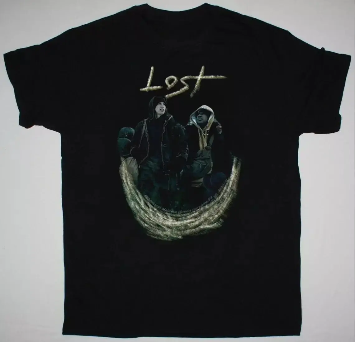 Черная хлопковая футболка унисекс NF Lost Music Song