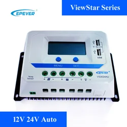 EPEVER View Star Series 10A 20A 30A 45A 60A Solar Charge Controller 12v 24v Auto Work Solar Regulator VS1024AU VS3024AU VS6024AU