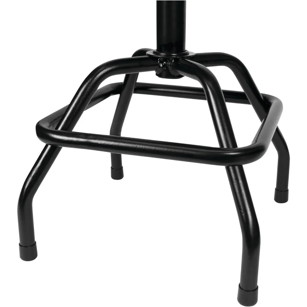 W85011-Tabouret de Bar Réglable avec Support Arrière, Accessoire à Comcussion Pneumatique, Résistant à 360, Cadre en Acier Rapide