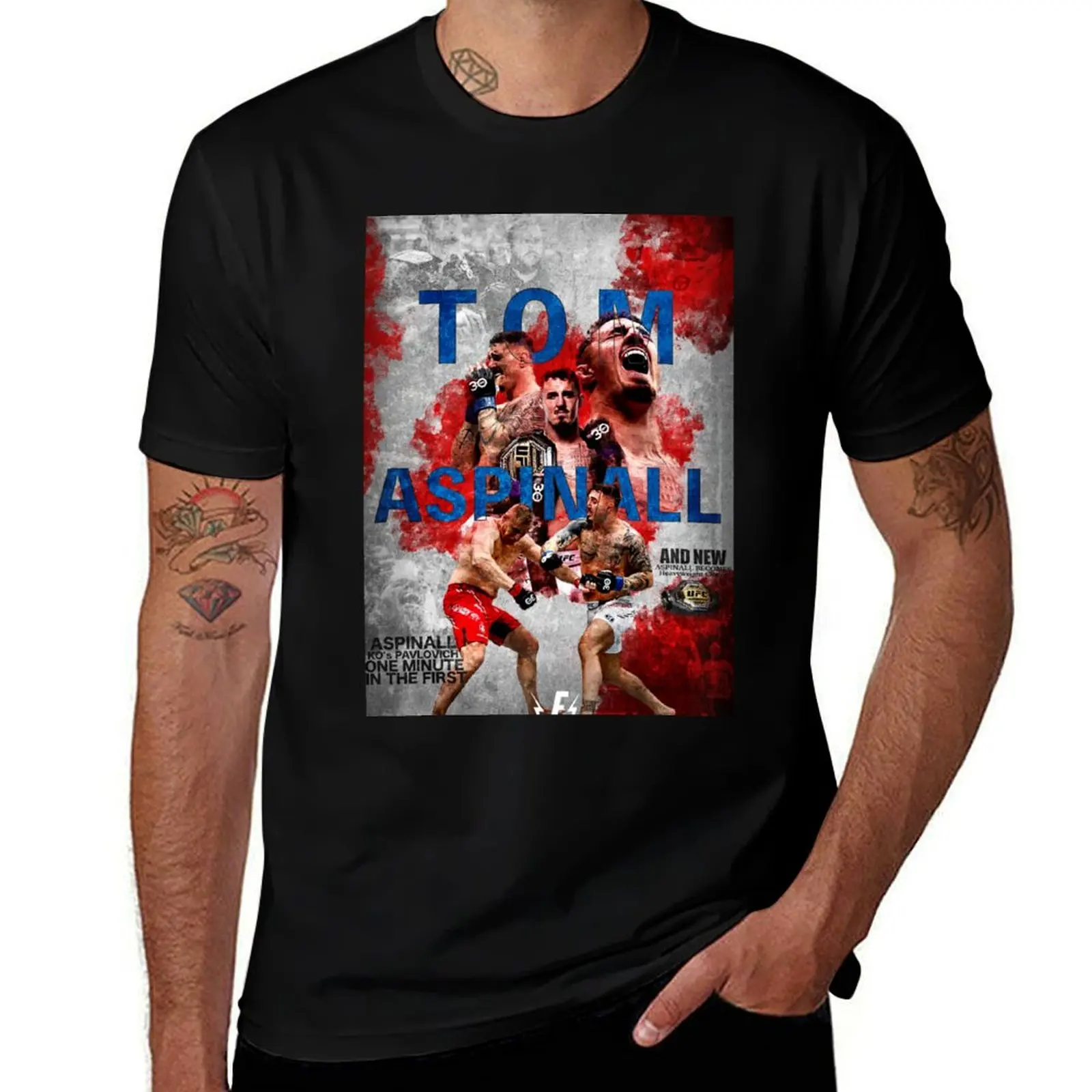 

Tom Aspinall T-Shirt t shirts for man cotton soft cotton t shirts man 100% T-Shirt