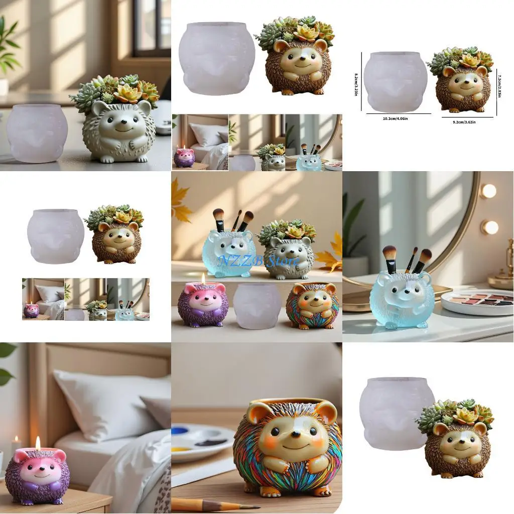 

T21F Легко выпустить силиконовую плесень хеджгог.