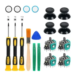 For Xbox One/Xbox Series S Controller 3D Analog Joystick Sensor Module Potentiometers Thumbstick Mushroom Repair WIth Tools Kit
