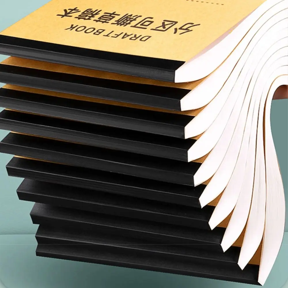 간단한 무지/칸막이 디자인 초안장 학생용 찢을 수 있는 메모장 연습지 학생용