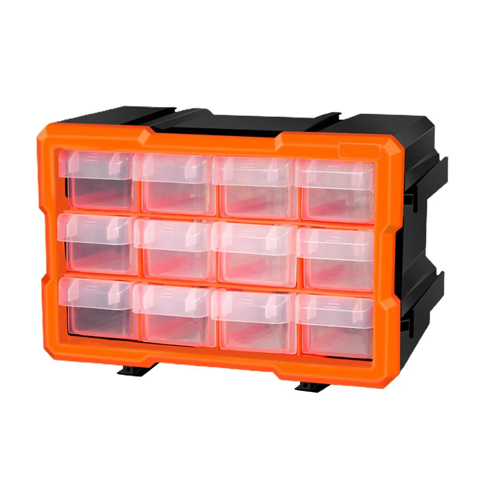 Storage Small Tool Organizer Case with Compartments Plastic for , Nails, Screws, Nuts and Bolts