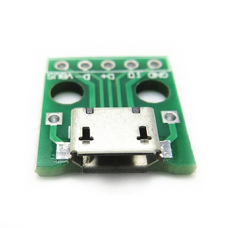 5pcs Micro Mini USB USB A Male USB 2.0 3.0 A Female USB B Connector Interface to 2.54mm DIP PCB Converter Adapter Breakout Board