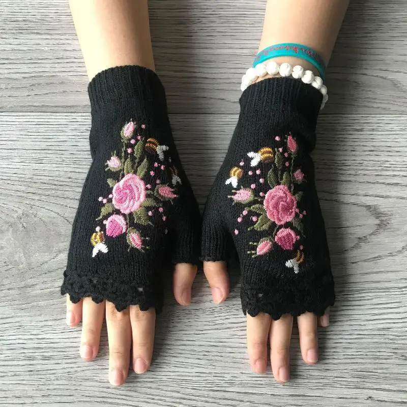 luvas-de-la-de-inverno-quentes-estilo-coreano-sem-dedos-com-bordado-vintage-fofo-luvas-de-trico-com-abelha-para-uso-externo