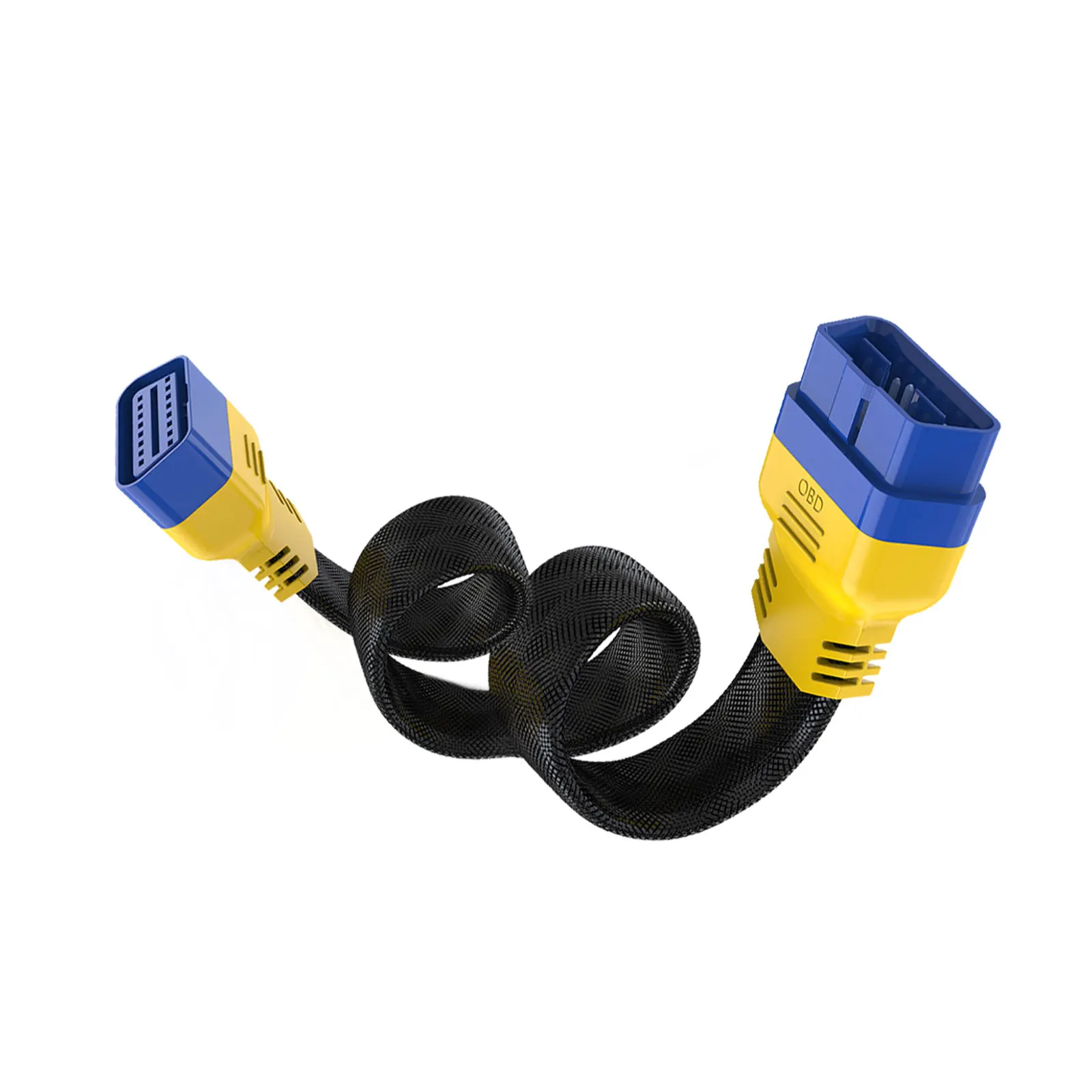 

AUTOOL 60CM Gooseneck OBDII Extension Cable Enhanced Flexible 16pin M-F High Durability Anti-Interf for Car Diag Tools