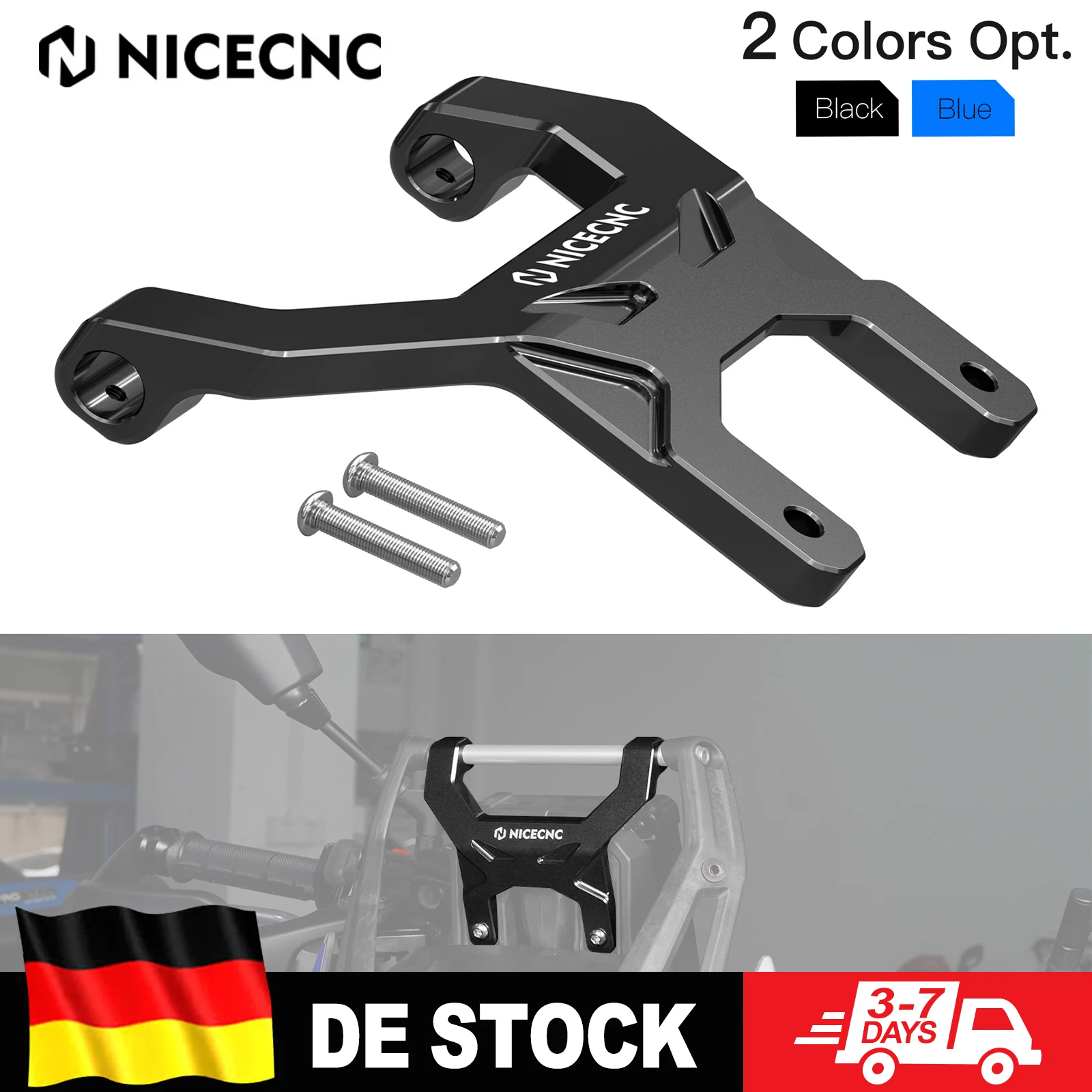 (مخزون الاتحاد الأوروبي) لياماها تينيري 700 2019-2023 مثبت داش للدراجة النارية مضاد للاهتزاز قوس Tenere 700 /XTZ700 2019-2023 #2