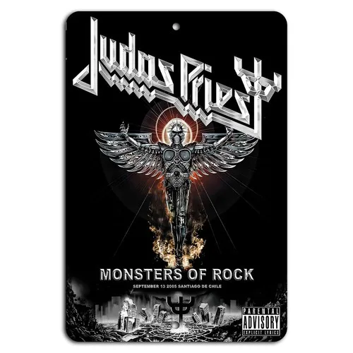 Judas Priest Monsters of Rock Santiago 2005 Metal Sign  -aluminum