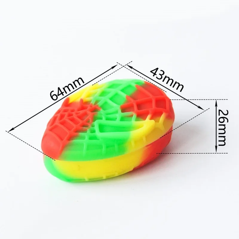 22ML Silicone Multi-purpose Storage Boxes with Lid Pill Capsule Cream Small Objects Holder Spider head Storage Box