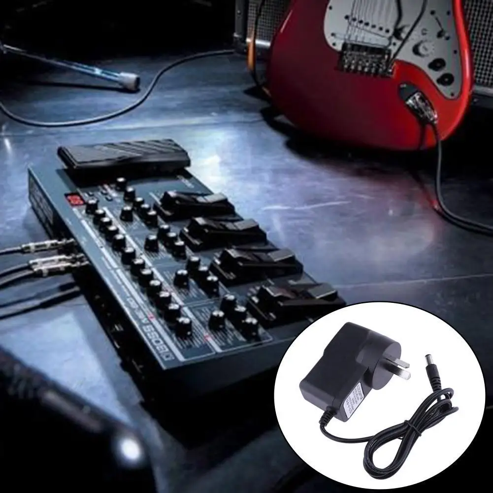 9V 300mA Power Supply Center Negative Outside Positive for Guitar Effector