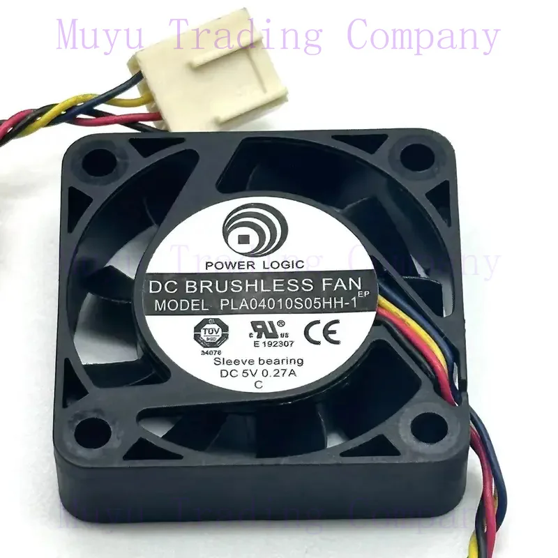 FOR Power Logic PLA04010S05HH-1 DC 5V 0.27A 40x40x10mm 4-Wire Server Cooling Fan