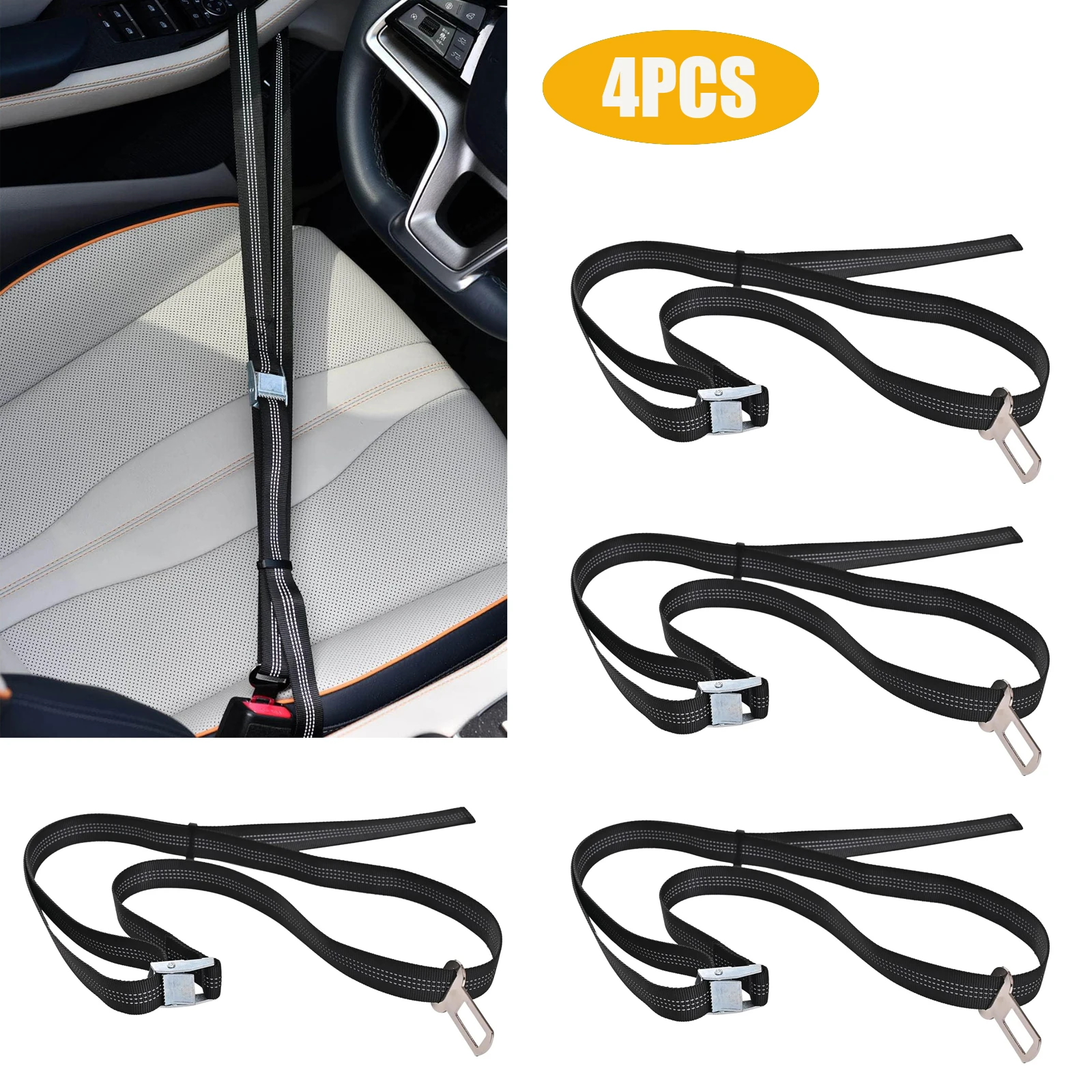 4 Pcs RV Door Anti-Theft Security Chain Outdoor Camping Van Sliding Door Burglary Protection Tapes Tools Accessories