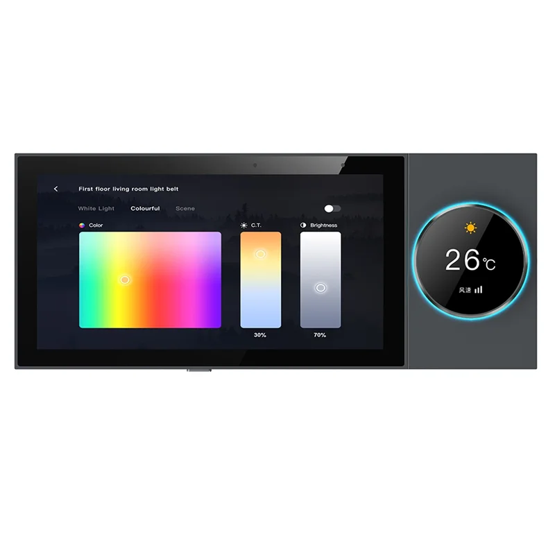 ABMF-Tuya แผงควบคุม Wifi Zigbee อุปกรณ์ Tuya Zigbee Gateway สร้าง 6 นิ้ว Nspanel Tuya สมาร์ทแผงควบคุม