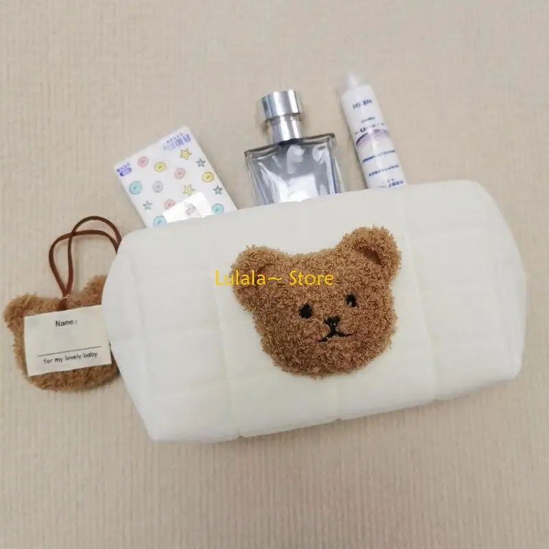

Y4QA Cartoon Bear Baby Women Portable Travel Cosmetic Makeup Bag Toiletry for Case Coin Purse Storage