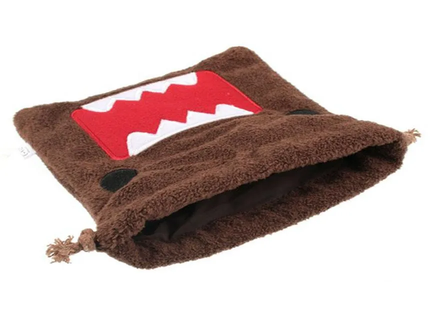 Domo Kun Plush Drawstring Bag Pouch Cartoon Anime Cute Kawaii Storage Bags Organizer