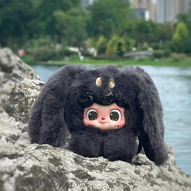 Offizielle Q Baby Emotional Monster Series Plüsch-Blindbox – Rucksack-Anhänger, trendiges Spielzeug, süße Puppe, geheimnisvolle Geschenkdekoration