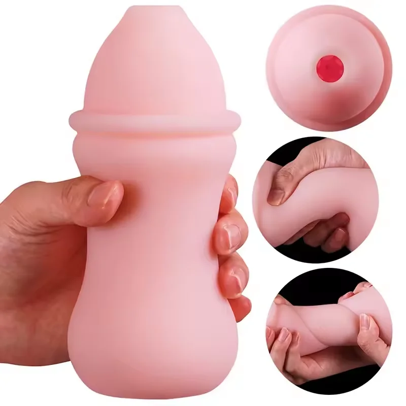 Male Artificial Masturbator Realistic Throat Oral Blowjob Silicone Massager Vagina Soft Pocket Pussy Deep Adult Sex Toys for Men view 2