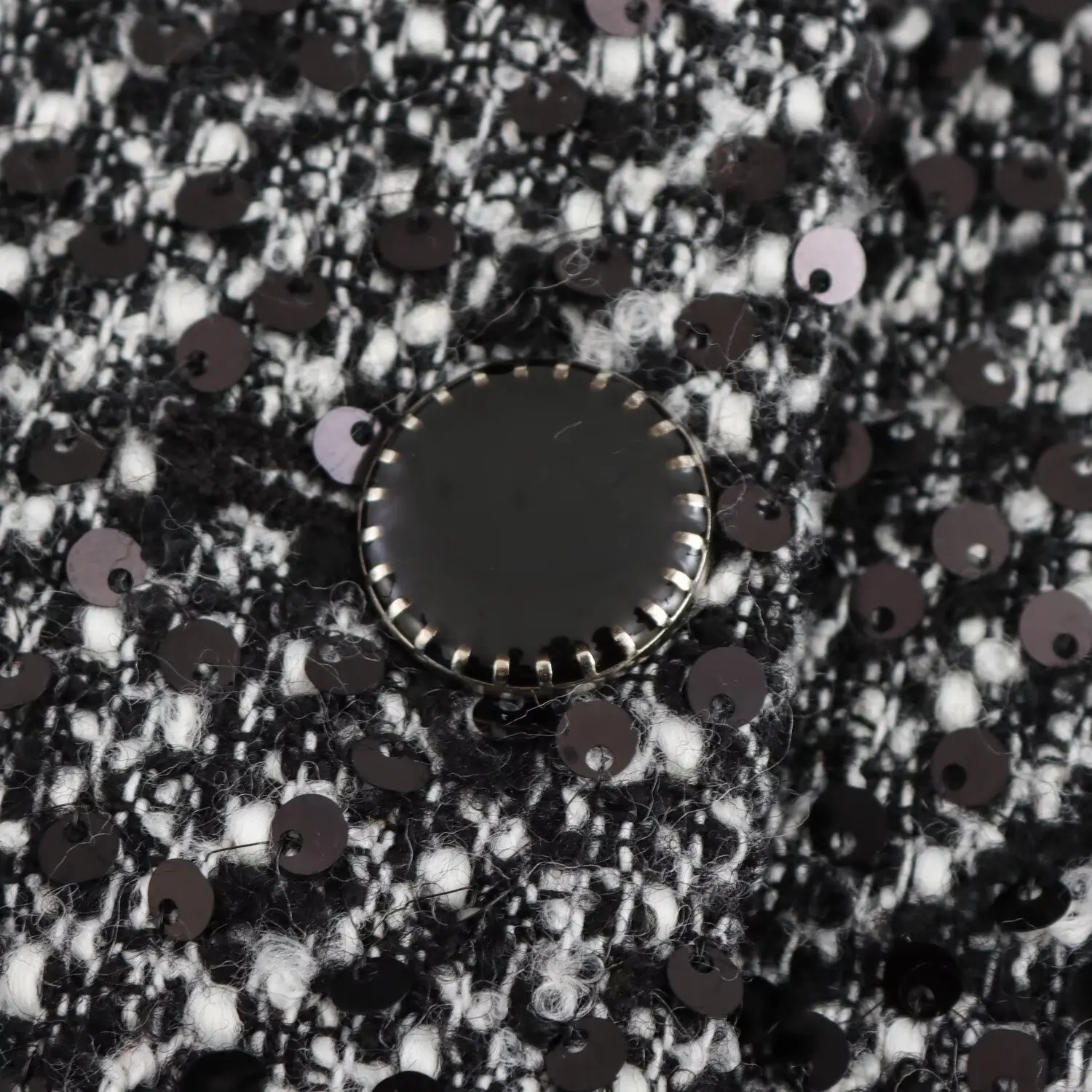 Kondala Chic Herfst Lovertjes Gingang Vrouwen Knop Jas Streetwear Mode 2024 Vintage Turn-Down Kraag Chic Straight Uitloper