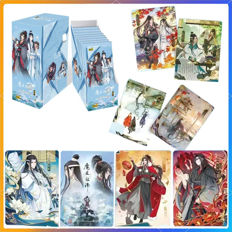 

New Original KAYOU Animation MoDaoZuShi Cards Drunk Dreams Wei Wuxian Lan Wangji Signature Card Collection Card Master Devil