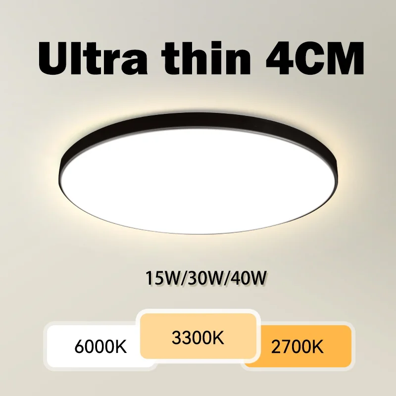 

Современные светодиодные потолочные светильники, 220 В, квадратные светильники для потолка, 15/20/30/40/50 Вт для комнаты, гостиной, спальни, кухни, панели для украшения дома